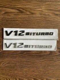 V12 Biturbo znak logo