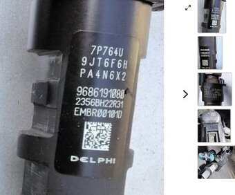 trysky 2.0 Hdi 9686191080, EMBR00101D predám Citroen C-elys
