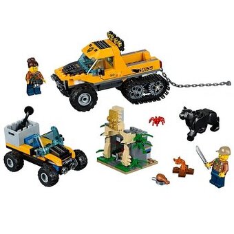 Lego 60159 Misia s polopásovým vozidlom v džungli