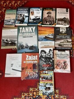 Predám knihy s vojenskou tematikou