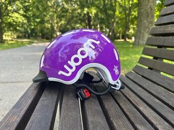 Detská prilba WOOM fialová na bicykel