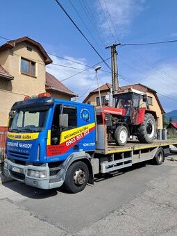 Odtahova sluzba,prevoz techniky,hydraulicka ruka.