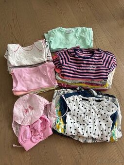 Balík letného oblečenia pre dievča veľkosť 74-80