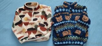 Hrubé mikiny 92 -2ks