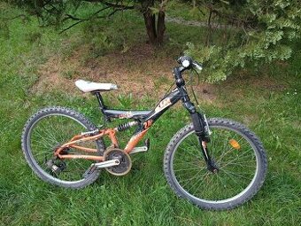 24" detsky horsky celoodpruzeny bicykel KTM