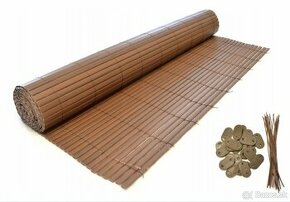 OBOJSTRANNÁ PVC ROHOŽ, BALKOVÁ 2ks V-1m x D-5 m, hnedá