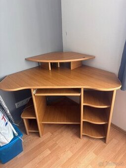 Rohový pracovný stôl