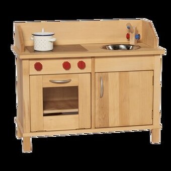 Detska drevena kuchynka Gluckskafer