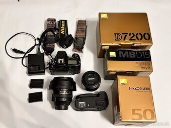 Nikon D7200 + 50mm f/1.8 + battery grip – len 21k snímkov