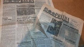 Stare noviny Pravda 1987, 1988