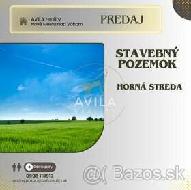 PREDAJ: pozemok Horná Streda - 1