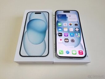 APPLE iPHONE 15 128GB TOP STAV, BATERKA 100% TOP STAV