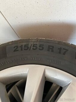215/55 R17 Continental premium 5 letné