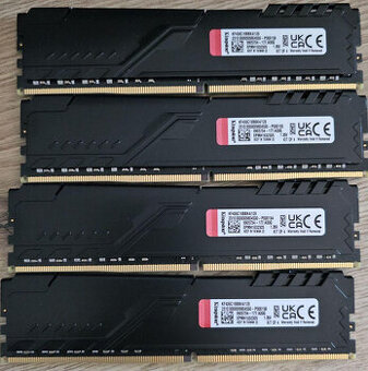RAM DDR4 64GB 4x32GB 3600MHz CL18 FURY Beast Black Kingston
