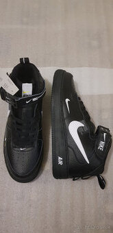 NIKE AIR FORCE 1 MID 07 BLACK.