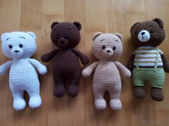 Háčkované zvieratká pre detičky