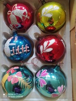 retro vianocne ozdoby , keramika, mix vyber si