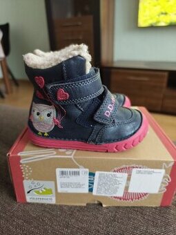 D.D. STEP zimné topánky Royal Blue Sovička