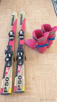 Detské lyže a lyžiarkami