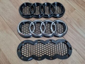 AUDI DRZIAK NA LOGO ZNAK DO PREDNEJ MASKY čierny