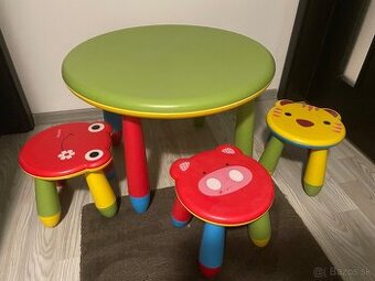 Detsky stolik so stolickami