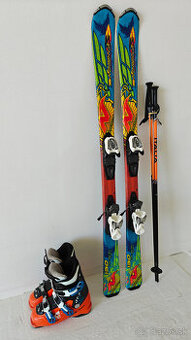 LYŽE NORDICA FIREARROW JR 130CM + LYŽIARKY TECNICA 37,5EUR