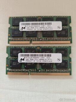 SODIM  4 GB DDR3 1333 MHz (2x2GB kit) Micron