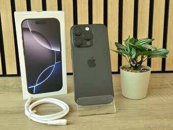 Apple iPhone 16 Pro 128GB Black Titanium | ZÁNOVNÝ