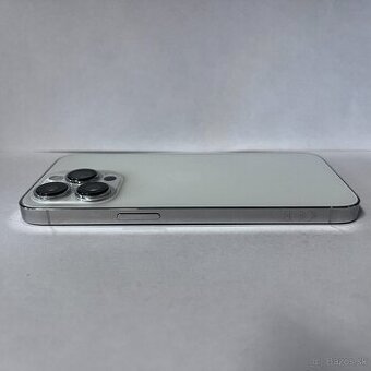 iPhone 13 PRO 128GB SILVER - VEĽMI PEKNÝ STAV - ZÁRUKA