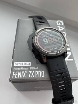 Garmin fenix 7xPRO Sapphire Solar Titán Nové 1,5r záruka