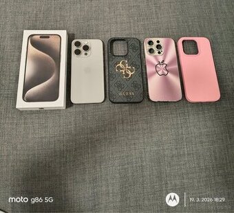 iPhone 15 Pro 256 GB TOP STAV