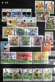 poštové známky - futbal