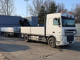 DAF 95.430, HYDRAULICKÁ RUKA HIAB,VYSOKÉ SKLOPNÉ BOČNICE+ VL