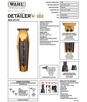 Wahl Gold Detailer Cordless
