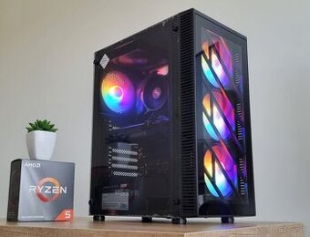 Herný PC /RTX 3060, Ryzen 5 4500, 16GB RAM/