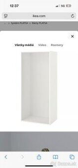 Rám ikea platsa nový
