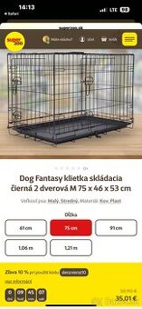 Klietka dog fantasy M