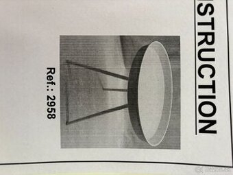 Set 2 konferencnych stolikov J-Line (biele)