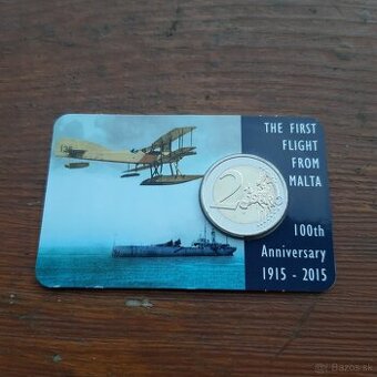 2 euro Malta 2015 pamätná coincard