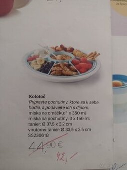 Tupperware kolotoč, nový, znížená cena