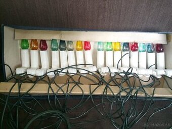 Retro vianocne osvetlenie zlatokov