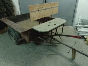 Masivní vozík,vozíček,vlečka za malotraktor,traktor