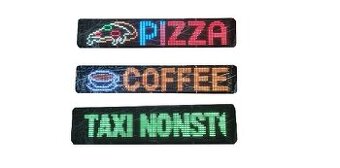 Programovateľná svetelná LED reklama ohybný pás 60x12cm - 1