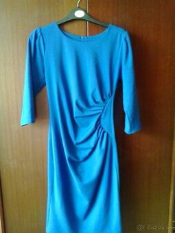 spoločenské modré šaty č.36 za 8 EUR