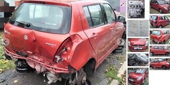 Suzuki SWIFT 1.3 2008 predám motor M13A, DVERE, AIRBAGY SADA