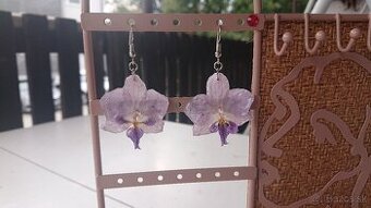 Orchidea náušnice