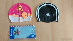 Plavecká čiapka, zn.Arena a Adidas