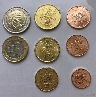 Sada Euro minci Bulharsko 🇧🇬 2026 1c-2€