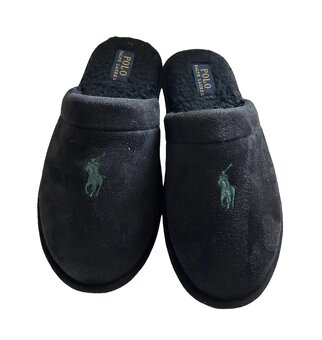 Papuče Polo Ralph Lauren čierne, PC: 90 eur ===NOVÉ===