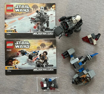 Predám LEGO Ski Speeder vs. First Order Walker Microfighters